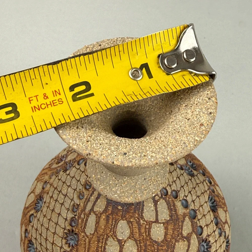 Don McWhorter‎ Studio Pottery Bud Vase Signed 1988 Art Pottery